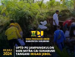 DPU Kabupaten Sukabumi Melalui UPTD PU jampangkulon Monitoring Rehabilitasi Jalan Kabupaten Sepanjang 300 Meter