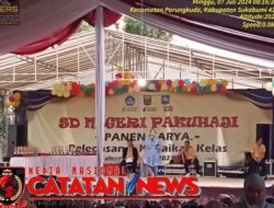 Perpisahan SD Ngeri Pakuhaji Sundawenang di Tandai Upacara Adat Sunda dan Sungkeman