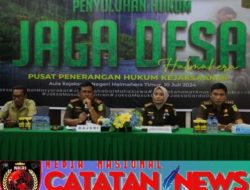 Puspenkum Kejaksaan Agung Melaksanakan Penyuluhan Hukum “JAGA DESA” di Kabupaten Halmahera Timur Dalam Rangka Meningkatkan Literasi Hukum Pemerintah Desa