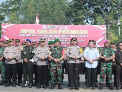 Apel Gelar Pasukan Ops Mantap Praja Lodaya 2024: Polres Sukabumi Siap Amankan Pilkada Serentak