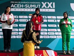 Putri Peltu Sumarna, Peraih Medali Emas di Pekan Olahraga Nasional (PON) XXI Aceh Sumatra Utara
