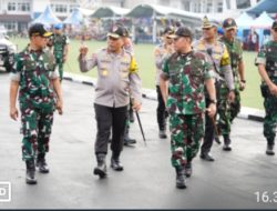 Danrem 052/Wkr Pimpin Pengamanan VVIP Presiden RI dalam Penganugerahan Brevet Kehormatan Hiu Kencana dan Samkaryanugraha