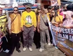 Asjap Lepas Tiga Ribu Relawan Bram Peserta Jalan Santai