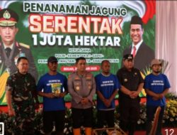 Dandim 0509 Kabupaten Bekasi Bersama Kapolda Metro Jaya dan Forkompinda Dampingi Penanaman Jagung Serentak 1 Juta Hektar di Tarumajaya