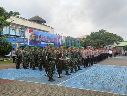 Kodim 0509 Bersama Polres Metro Bekasi Gelar Apel Pasukan Operasi Keselamatan Jaya 2025 