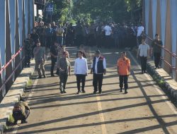Pengamanan Kunjungan Wapres di Lokasi Bencana Sukabumi