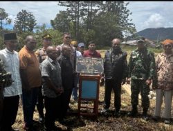 Satgas Operasi Damai Cartenz-2025 Hadiri Peletakan Batu Pertama Pembangunan Masjid di Oksibil