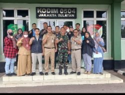 Kodim 0504/JS Dampingi Proses Pembuatan Akta Lahir Anak-Anak Panti dan Masyarakat Umum di Kantor Dukcapil DKI Jakarta