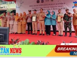 Babinsa Koramil 08/Duren Sawit Hadiri Giat Deklarasi STBM di Kelurahan Klender