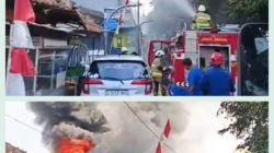 Sukajadi Dilanda Kebakaran, Rumah Milik Ibu Dea Terbakar Habis