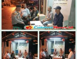 Kapolsek Bekasi Barat Sambangi Pos Kamling, Ajak Warga Aktif Jaga Keamanan