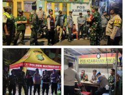 Kolaborasi Kodim 0505/JT Gelar Patroli/Siskamling Bersama Komponen Pendukung di wilayah Matraman