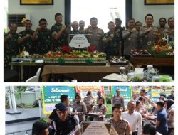 Danrem 052/Wkr Sambut Hangat Kunjungan Kapolres Tangerang Raya di Momen HUT ke-80 TNI
