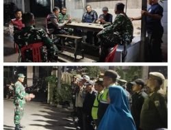 Kodim 0505/JT Gelar Patroli/Siskamling Bersama Komduk di Matraman Guna Tingkatkan Sinergitas Keamanan Lingkungan