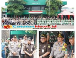 Kapolres Metro Jakarta Utara Hadiri Kunjungan Kerja Danrem 0502/Wkr Bersama Forkopimko di Kodim 0502/JU