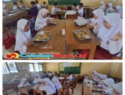 Murid SDN Kebonkai Senang dengan Adanya Program Makan Bergizi Gratis (MBG) 