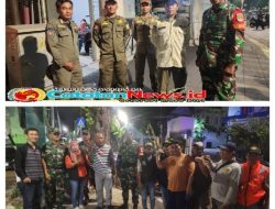 Ciptakan Rasa Aman, Kodim 0505/JT Gelar Patroli Siskamling Bersama Komduk di Matraman