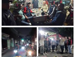 Tingkatkan Keamanan, Kodim 0505/JT Bersama Komduk Gelar Patroli Siskamling di Cipayung