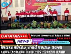 Mengawal Kebenaran, Menjaga Persatuan: DPC PWRI Kabupaten Sukabumi Periode 2025–2028 Resmi Dilantik