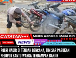 Polri Hadir di Tengah Bencana, Tim SAR Pasukan Pelopor Bantu Warga Terdampak Banjir