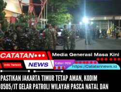 Pastikan Jakarta Timur Tetap Aman, Kodim 0505/JT Gelar Patroli Wilayah Pasca Natal dan Jelang Tahun Baru 2026