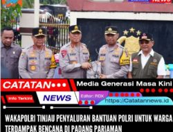 Wakapolri Tinjau Penyaluran Bantuan Polri untuk Warga Terdampak Bencana di Padang Pariaman