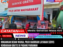 Ringankan Beban Warga, Polri Hadirkan Layanan Servis Kendaraan Gratis di Padang Pariaman
