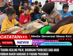 Trauma Healing Polri, Dukungan Psikologis bagi Anak Korban Banjir Bandang di Padang Pariaman