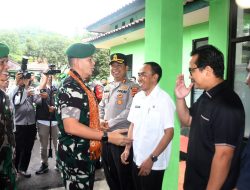Kunker Danrem 061/Suryakencana, Sekda Sukabumi: Semoga Menguatkan Mitigasi Bencana dan Stabilitas Wilayah 
