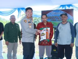Polres Sukabumi Dukung Ketahanan Pangan, Bantuan Bibit Jagung dan Pupuk untuk Poktan