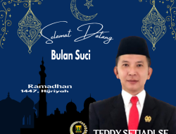 Teddy Setiadi, S.E, Anggota DPRD Kabupaten Sukabumi, Mengucapkan Selamat Menunaikan Ibadah Puasa