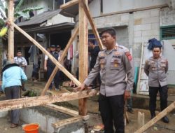 Polres Sukabumi Wujudkan Impian Warga Miskin, 5 Rumah Tidak Layak Huni Dibangun Kembali