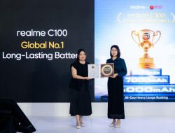 Baterai 8000mAh Pertama di Kelasnya, realme C100 Meluncur 7 Mei 2026