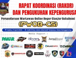 PWOB-CS Akan Gelar Rakor dan Pengukuhan di Sukabumi, Perkuat Solidaritas Insan Pers Bocimi