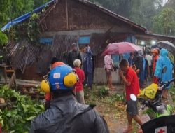 Cuaca Ekstrem di Bogor Selatan, Satu Rumah di Mekarwangi Tertimpa Pohon Tumbang