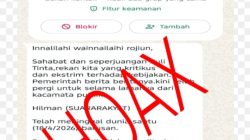 Isu Hilman Suararakyat Meninggal Dunia Dipastikan Hoaks