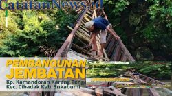 Pembangunan Jembatan Kp. Kamandoran–Karang Tengah Cibadak Dimulai, Permudah Akses Warga  