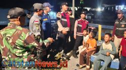 Sinergi TNI-Polri Perkuat Siskamling, Patroli Malam Gabungan Cegah Guantibmas di Kepulauan Seribu Utara