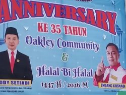 Ketua Fraksi Gerindra DPRD Kabupaten Sukabumi, Teddy Setiadi, Hadiri Anniversary ke-35 Oakley Community