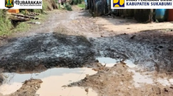 Jalan Bojonglopang–Cimerang Rusak Parah, UPTD PU Jampangtengah Pastikan Diperbaiki 2026