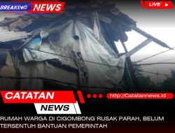 Rumah Warga di Cigombong Rusak Parah, Belum Tersentuh Bantuan Pemerintah