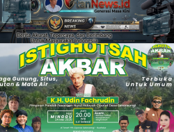 Istighotsah Akbar di Sumedang, Ribuan Warga Tolak Proyek Geothermal Tampomas