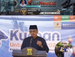 Pemkab Sukabumi Salurkan 7 Sapi Kurban dari Laznas Bakrie Amanah, Bagikan Sarung hingga Kursi Roda