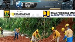 UPTD Jampangtengah & Warga Gotong Royong Bersihkan Material Longsor Sejak April