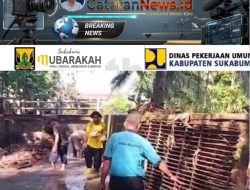 UPTD Jampangkulon, Mitra Cai, P3A dan Warga Bahu-Membahu Tangani Irigasi Rusak Pascabencana