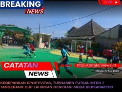Kedepankan Sportivitas, Turnamen Futsal MTsN 7 Tangerang Cup Lahirkan Generasi Muda Berkarakter