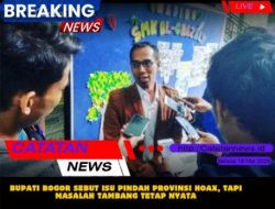 Bupati Bogor Sebut Isu Pindah Provinsi Hoax, Tapi Masalah Tambang Tetap Nyata
