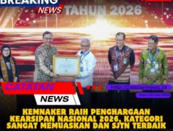 Kemnaker Raih Penghargaan Kearsipan Nasional 2026, Kategori Sangat Memuaskan dan SJTN Terbaik