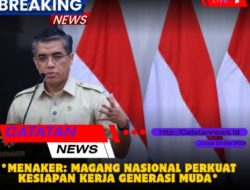 Menaker: Magang Nasional Perkuat Kesiapan Kerja Generasi Muda