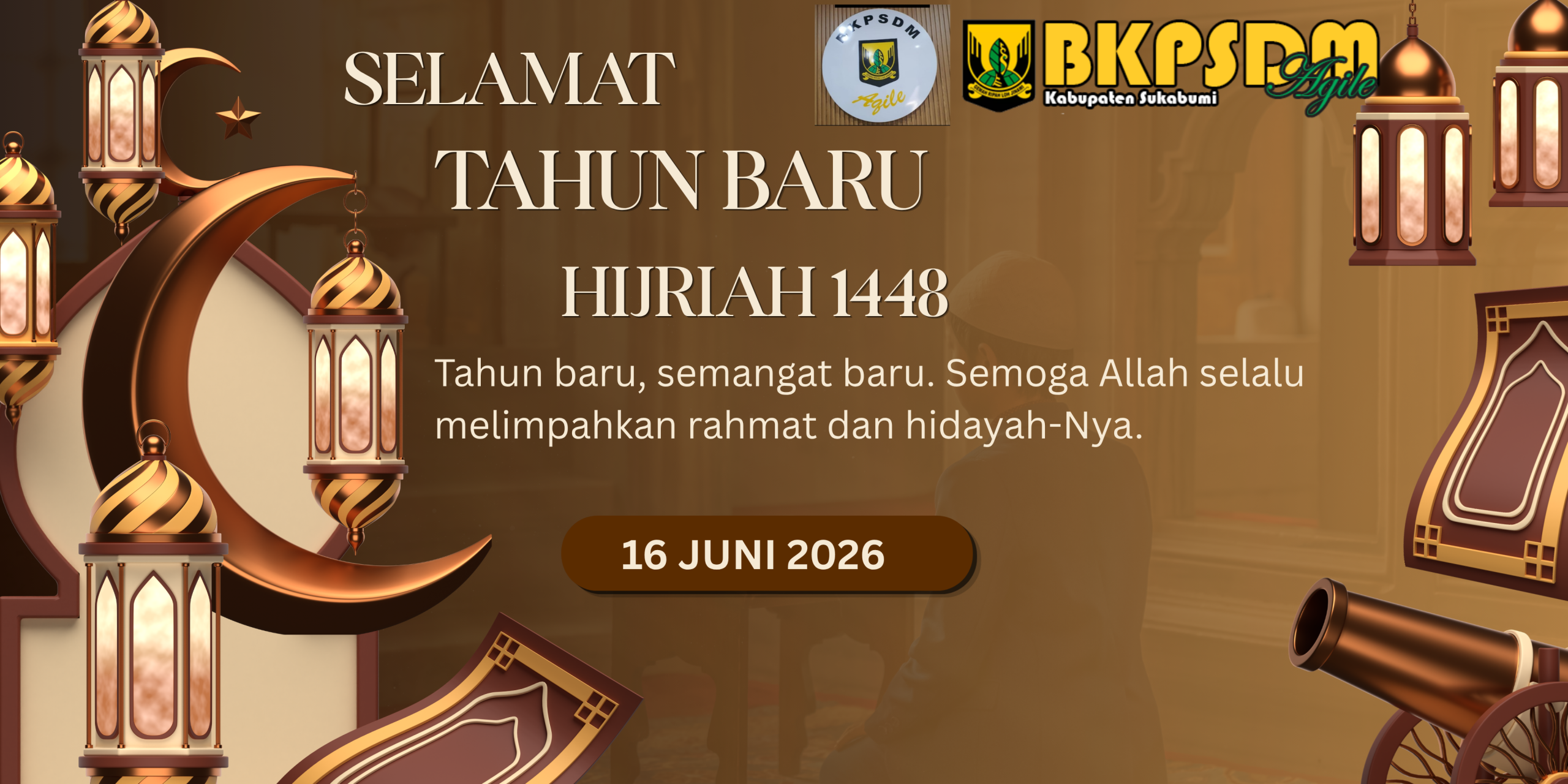 Cokelat dan Krem Modern Selamat Tahun Baru Hijriah 1448 H Banner_20260616_074226_0000
